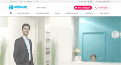 Desktop Screenshot of laboratoires-unisson.com